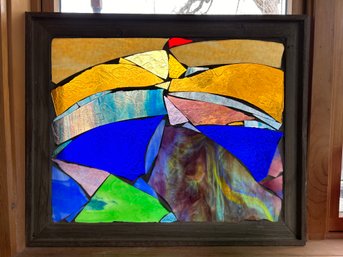 Edge Of Bon Stained Glass Mosaic Colorful Abstract