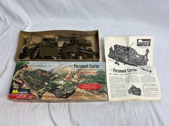 Vintage Monogram Personal Carrier Army Combat Vehicle Model Kit