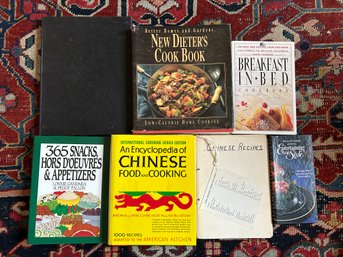 Cookbooks - Chinese, Breakfast In Bed, Low Calorie, And More
