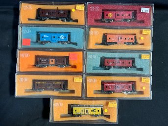 Con Cor N Scale Cabooses - Variety Of Rail Lines