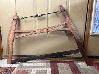 Vintage Buck Bow Saw - Wood Frame