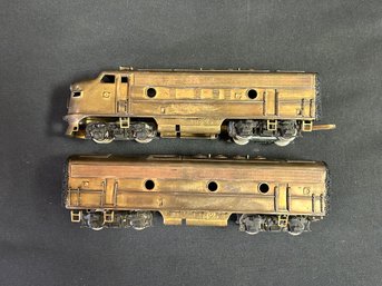 Brass Bachmann Ho Scale Powered Locomotives F-7-A And F-7-B - Undecorated
