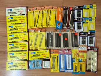 Large Assortment Of Atlas And Model Power N Scale Track Components