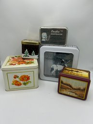 Assortment Of Vintage Tins