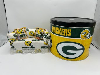 Green Bay Packers Tin And Brick Couch Doorstop