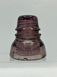 California Amethyst Purple Glass Insulator