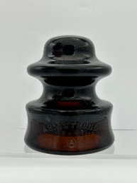 Armstrong 13-47 Dark Amber Root Beer Glass Insulator