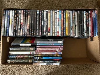 Large Assortment Of DVD Movies With A Couple VHS