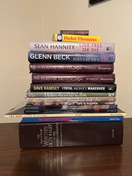 Assortment Of Books - John Wayne, Dave Ramsey, Helen Steiner Rice, And More