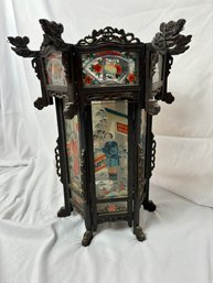 Vintage Rare Chinese Hand Painted Lantern/Chandelier