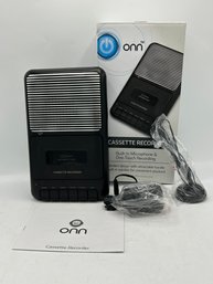 Onn Cassette Recorder With Built In Microphone