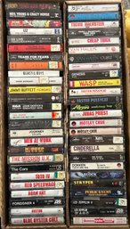 Cassette Tapes - Motley Crue, Journey, Cinderella, Led Zeppelin, Van Halen, Beastie Boys, And More