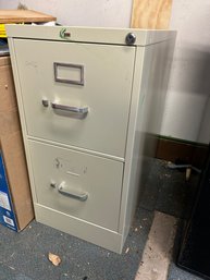 2 Drawer File Cabinet With Folders