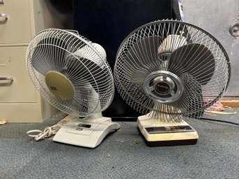 2 Tabletop Fans