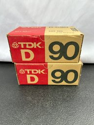 TDK D-C90 Cassette Tapes