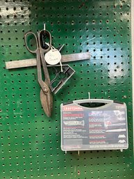 Multi Cutting Kit, Tin Snips, And Tri-square