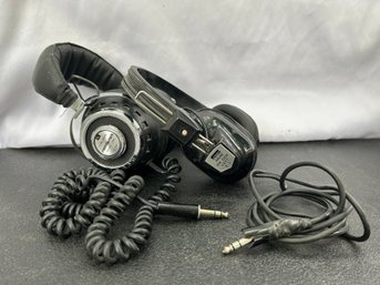 Soundesign Model 355 And Montgomery Ward Airline Gen 6502A Headphones