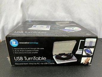 Innovative Technology USB TurnTable - Record Vinyl To PC