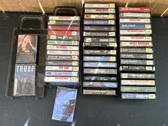 Cassette Tapes - Eddie Rabbit, Merle Haggard, Meatloaf, Abba, And Many More