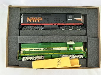 Athearn Special Edition HO Scale Powered Locomotives - Northwestern Pacific And California Northern