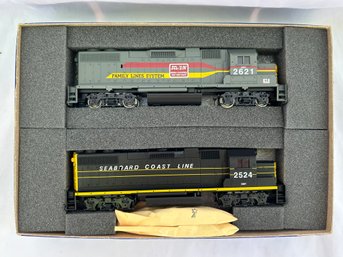Athearn Special Edition HO Scale Powered And Dummy Locomotives - CSX Repaints Seaboard Coast Line