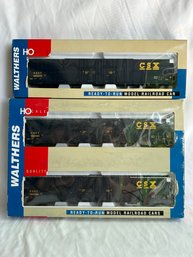 Walthers HO Scale Pullman Standard 86ft Hi-cube 4 Door Boxcars - CSX