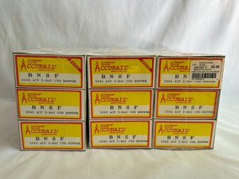 Accurail HO Scale 3345 AFC 3-bay Covered Hoppers - BNSF