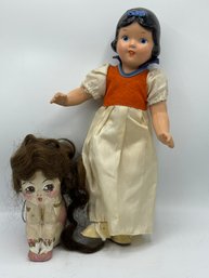 1920's Snow White And Chalkware? Girl With Face In Hands