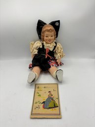 Vintage  Dutch Girl Doll