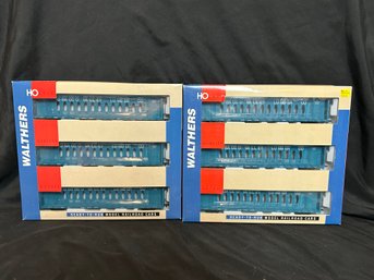 Walthers HO Scale 72ft Center Beam Flat Cars - Tobacco Valley Lumber