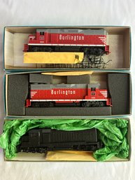 Athearn HO Scale Powered And Dummy Locomotives GP35 - CB&Q And Undecorated
