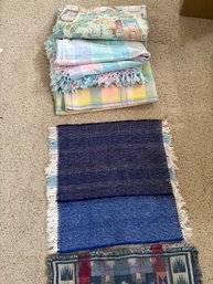 Vintage Placemats And Vintage Blankets