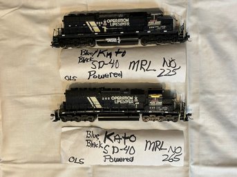 Kato SD40 HO Scale Powered Locomotives - MRL