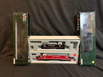 Kato SD40 And NW2 HO Scale Powered Locomotives - CB&Q