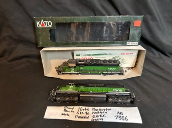 Kato SD40 HO Scale Powered Locomotives - Burlington Northern