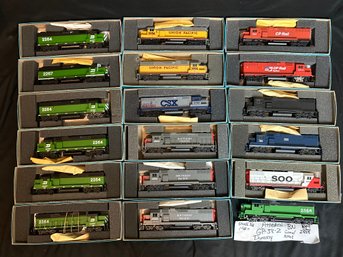 Athearn HO Scale Dummy Locomotives - Variety Of Rail Lines (#2)