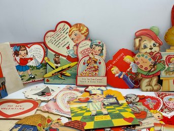 Vintage Amazing Gently Used Valentines Cards