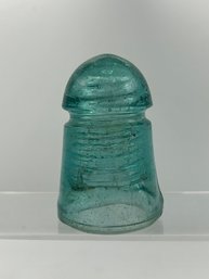 Unmarked Fizzy With Light Amber Glass Insulator