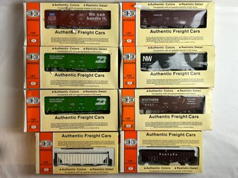 Con-cor Box Car And Coal Hopper Car Kits - BN, UP, Southern, SF, NW, Missouri Pacific