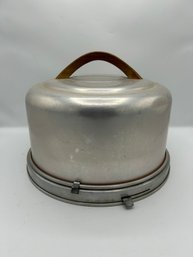 Vintage Mirro Aluminum Cake Carrier