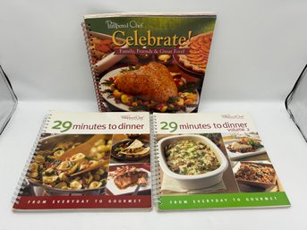 3 Pampered Chef Cookbooks