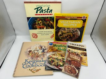 Cookbooks - 3 Vegetarian, Crock Pot, Keepsake Cookbook
