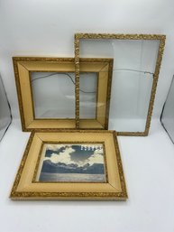 Vintage Gold Toned Photo / Art Frames