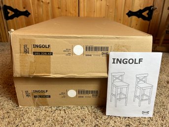 Ikea Ingolf White Chairs In Original Boxes