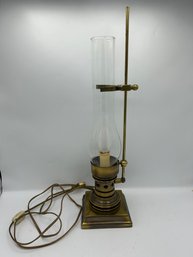 Brass Oil Style Electric Table Lamp