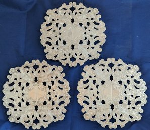 Vintage Royal Limited Silver Plated Expandable Trivets A Lot Of 3