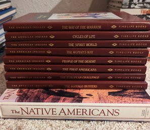 Time-life Books On The American Indian W/ Native Americans Illustrated Smithsonian