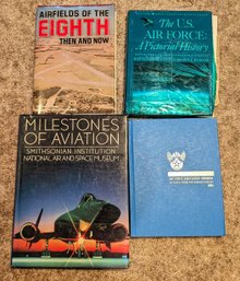 A Group Of Books On Aviation And Air Force History