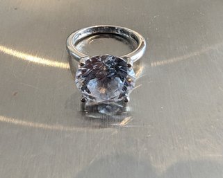 There Is A Lot Of Bling In This Sterling Silver Ring !