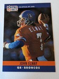 John Elway QB Broncos Card #88 Pro Set.